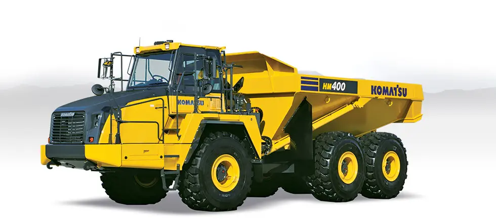 Komatsu HM400-5 articulated haul truck